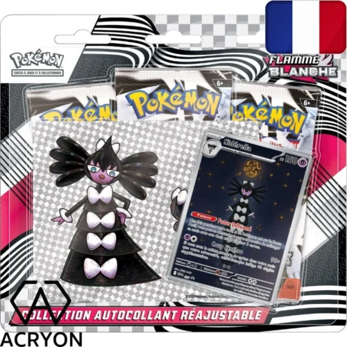 pokémon tripack flamme blanche 10.5 neuf fr