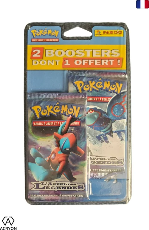 pokémon duopack appel des légendes 2 booster neuf fr