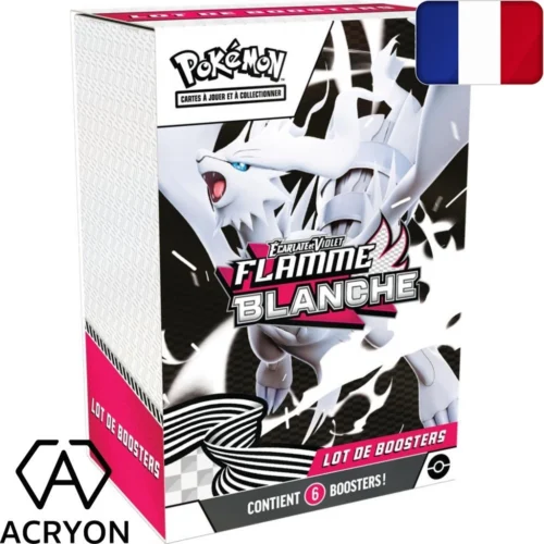 pokémon bundle flamme blanche 10.5 6 booster neuf fr