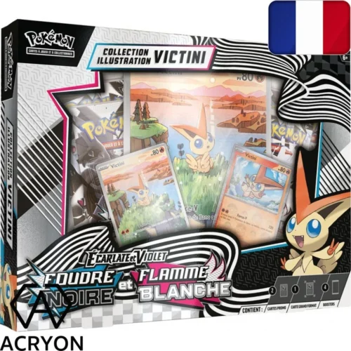 pokémon coffret victini foudre noire/flamme blanche 10.5 neuf fr